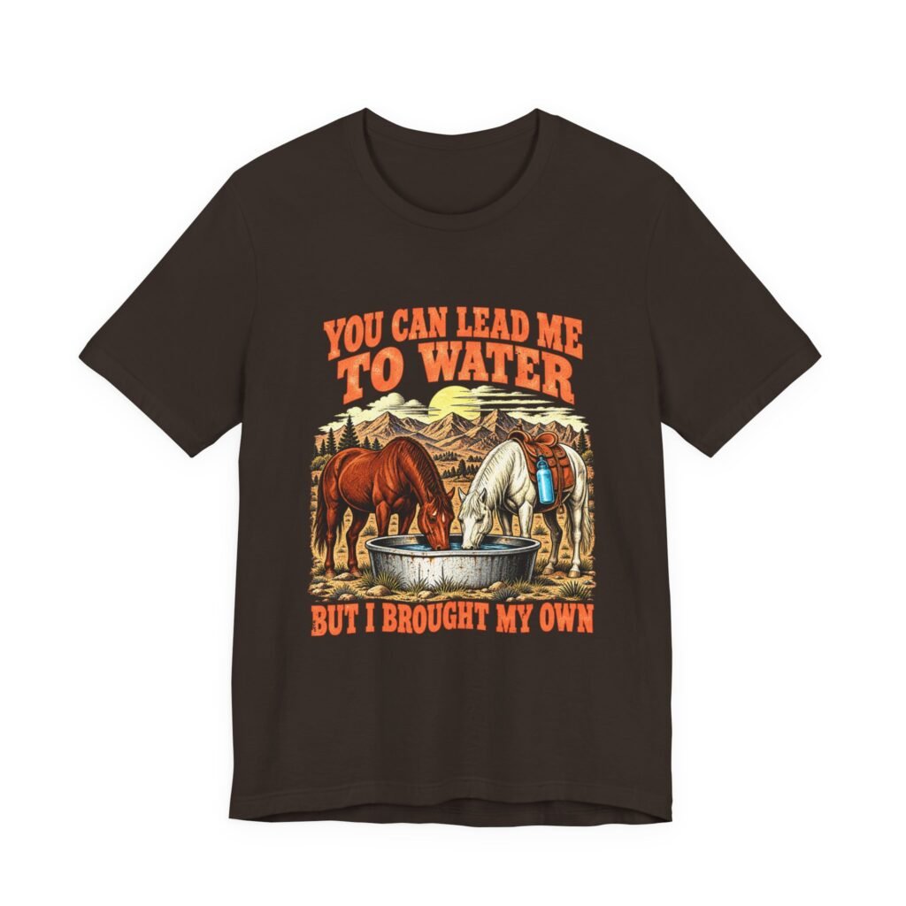 Horses Their with Own and Water Hydration Humor