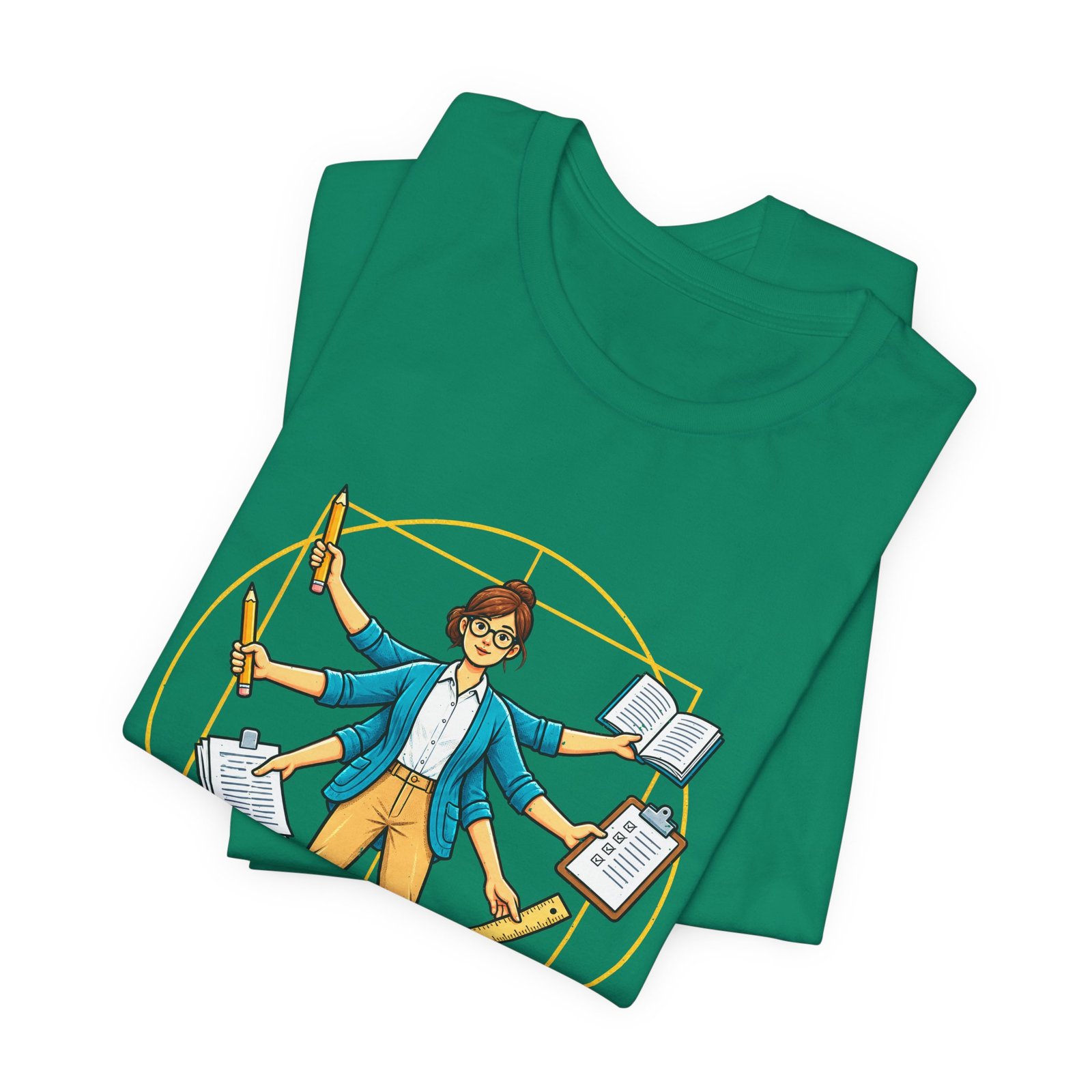 Multitasking Is My Subject Teacher Humor Graphic Tee - Image 27