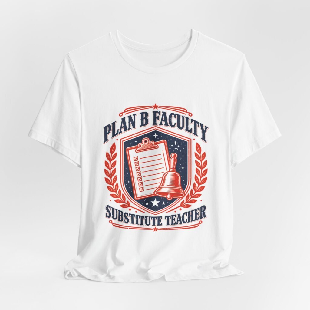 Faculty Substitute Teacher School Emblem