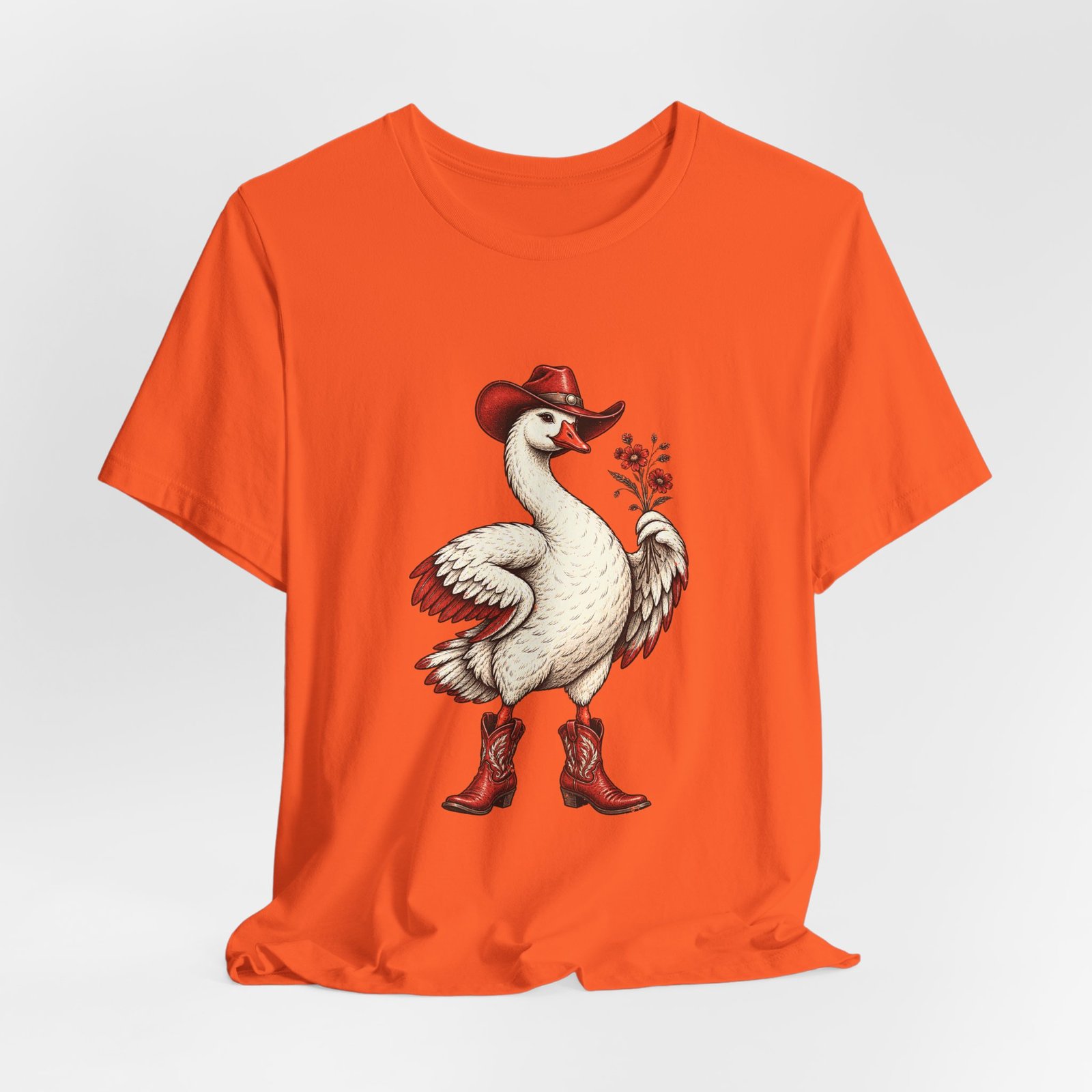 Cowboy Goose and Wildflowers - Image 8