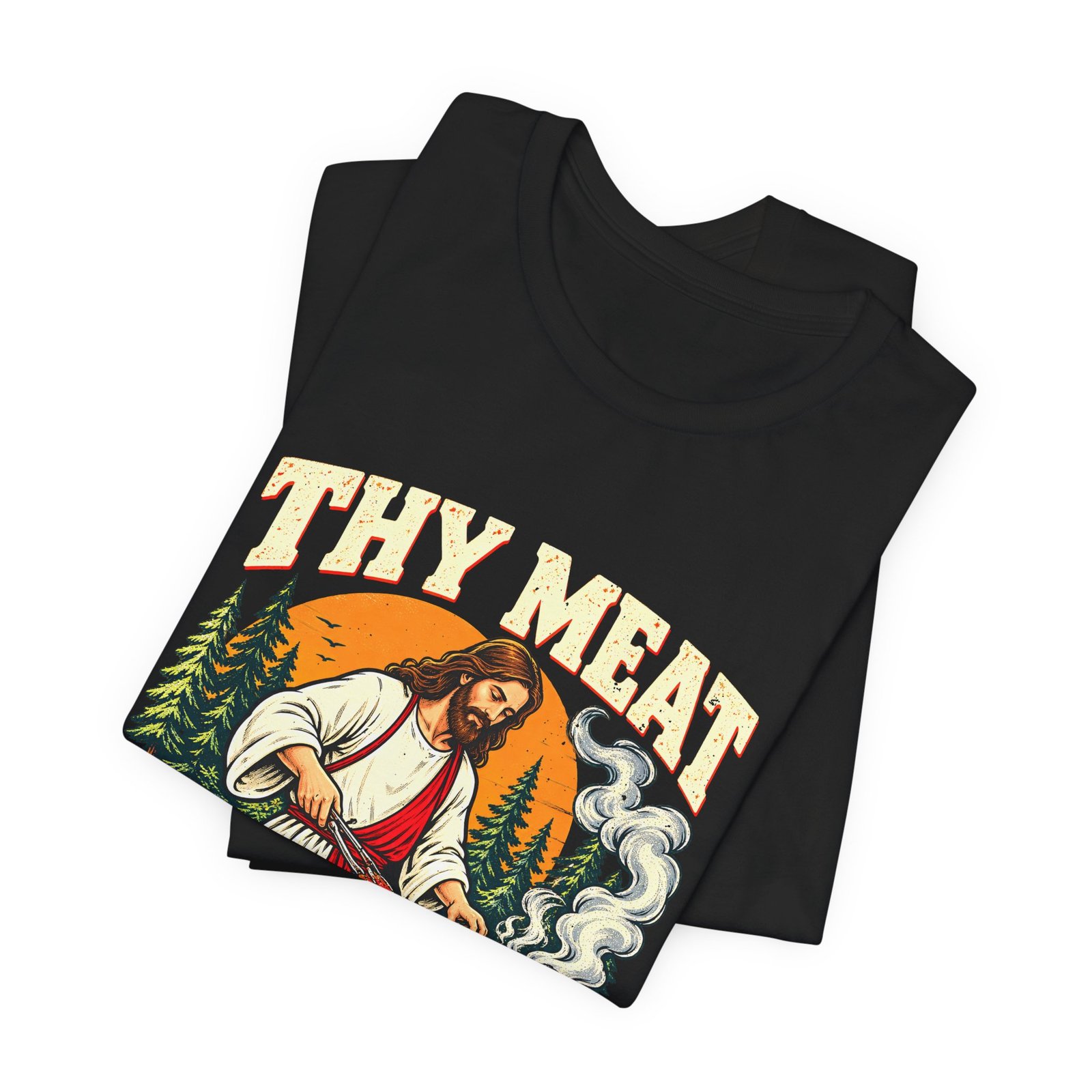Thy Meat Be Done Jesus Grilling Pun - Image 7