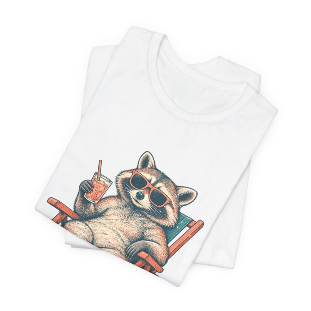 Raccoon Ice Latte Relaxation