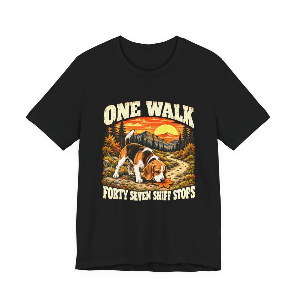 Beagle Sniff Stops One Walk