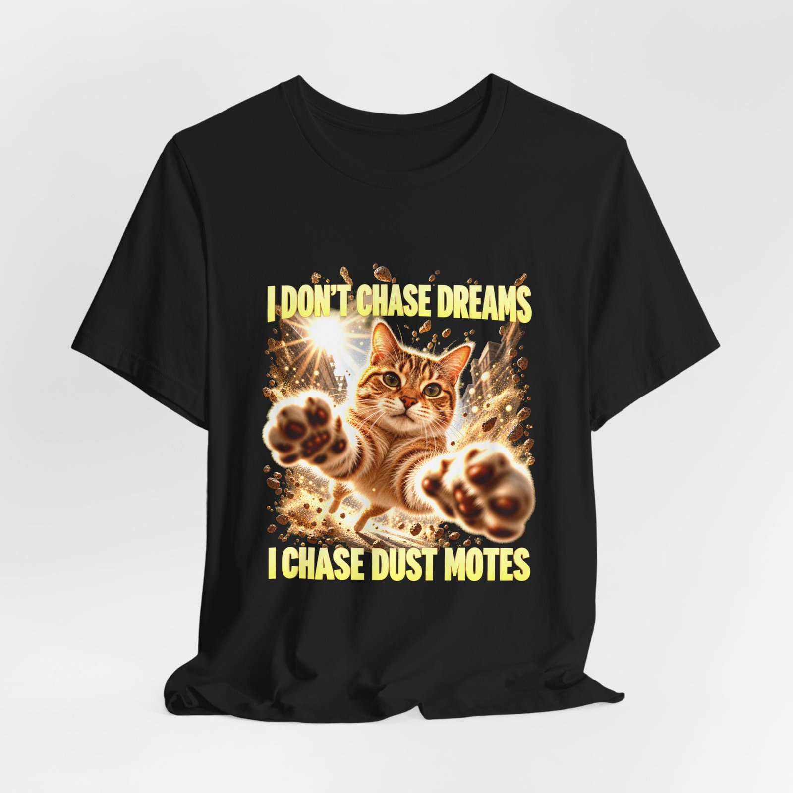 Funny Tabby Cat Chasing Dust Motes - Image 8