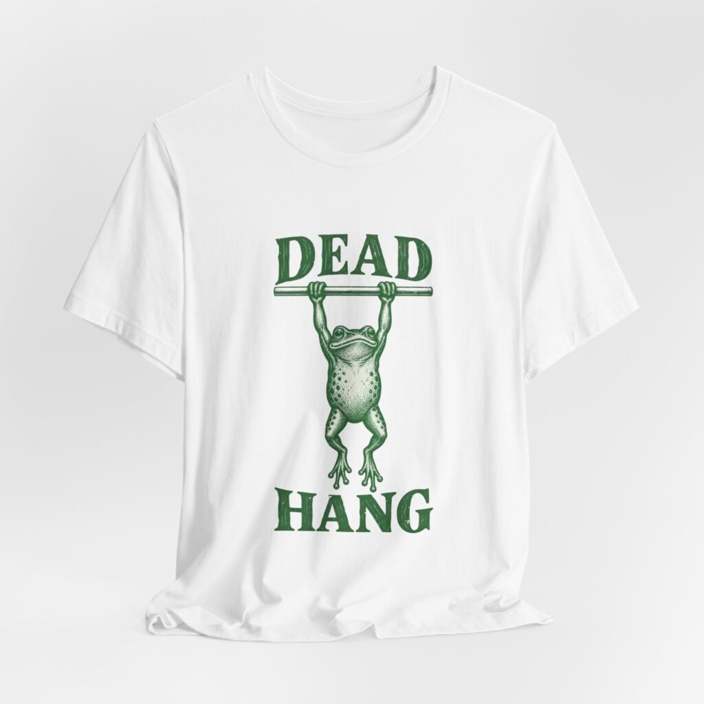 Dead Hang Frog Workout Humor