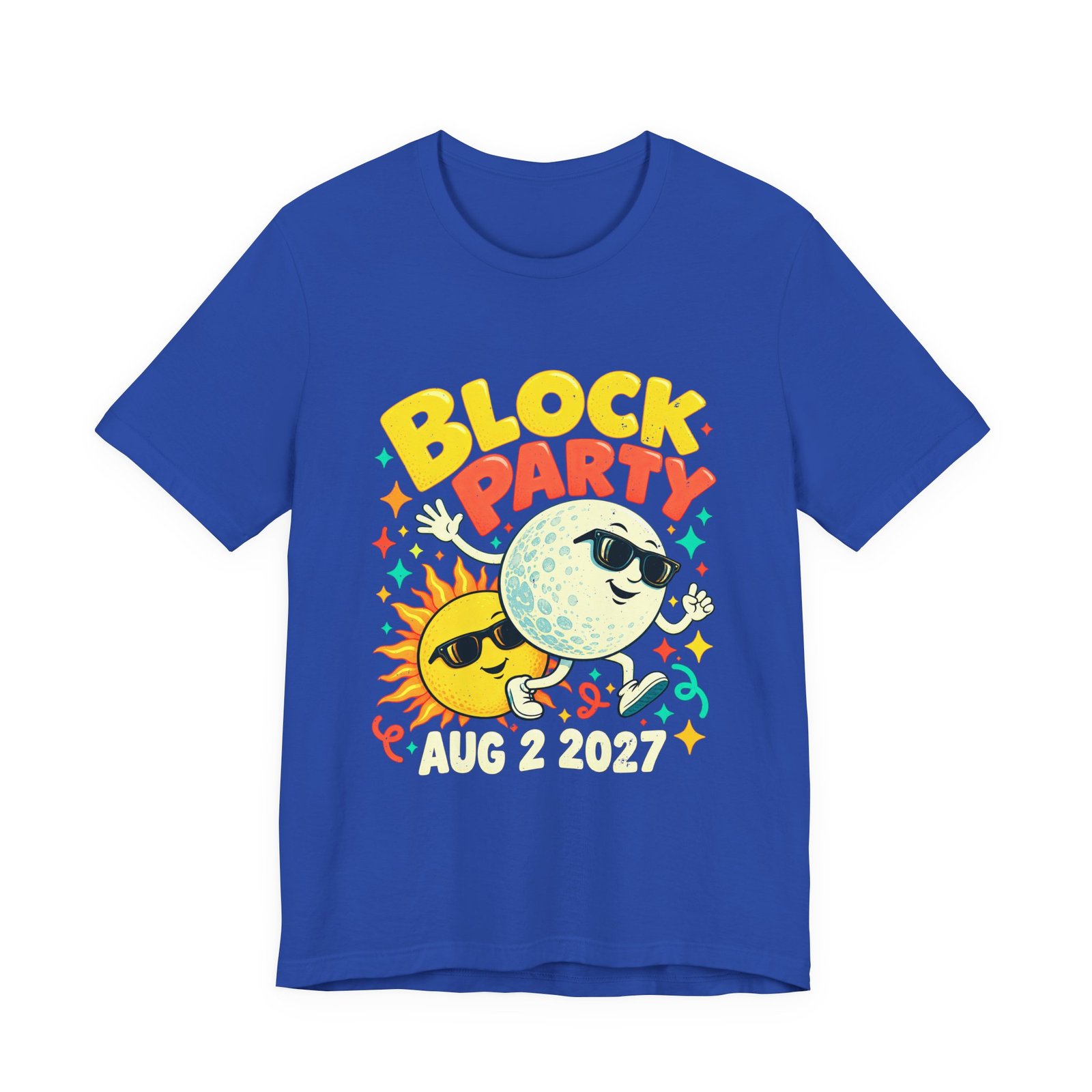Block Summer Party Sun Total Solar Eclipse and Moon August 2 2027 - Image 17