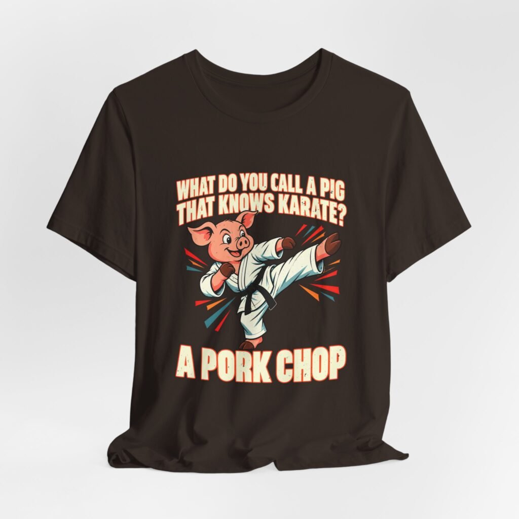 Funny Karate Pig Pork Chop Joke